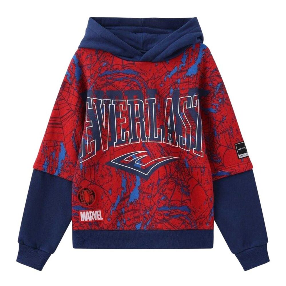Everlast Childrens/Kids Spider-Man Cotton Hoodie / Red